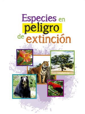 cover image of Especies en peligro de extinción